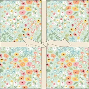HOLLYHOCK LANE by POPPIE COTTON - 5" charm pack quilt fabric - Picture 1 of 2