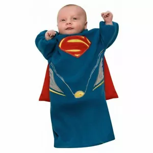 Banderín de Superman recién nacido con capa extraíble juego de disfraces - Imagen 1 de 2