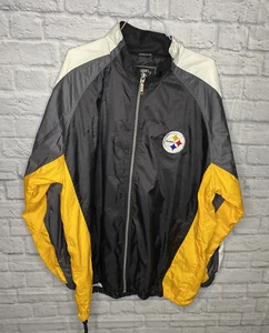 Pittsburgh Steelers Starter Windbreaker Jacket Vintage Mens XL Preowned Vtg - Picture 1 of 4