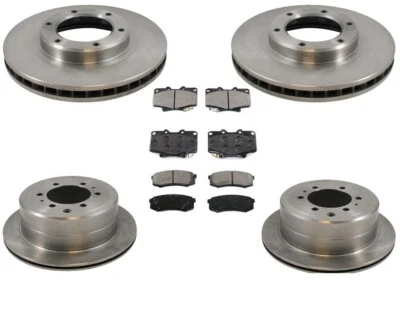 前后转子刹车片适用于丰田 93-97 Landcruiser 和雷克萨斯 LX450 96-97 — 第 1/4 张图片