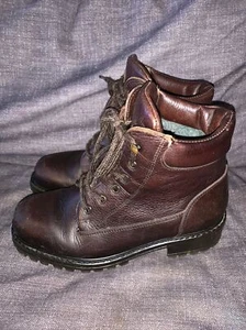 LL Bean Combat Logger Boots Soft Toe Brown Leather Women’s Sz 8.5  M - Picture 1 of 5