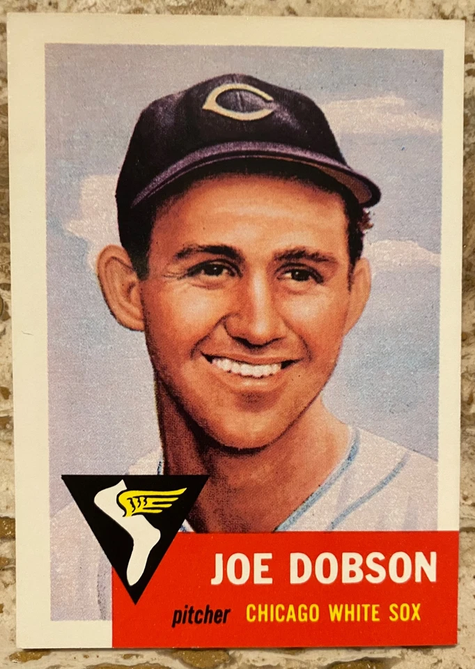 1953 Topps Baseball Archives Joe Dobson Card Chicago White Sox Pitcher - Image 1 of 2
