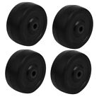 4pcs Black Furniture Pulley 1.5"/2"/2.5"/3" Rubber Wheel  Skateboard