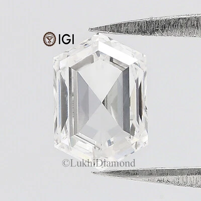 1.49 CT IGI Certified Hexagonal Cut White - F Color VS1 Clarity Lab CVD Diamond - Image 1 of 4