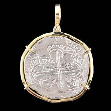 Atocha Sunken Treasure Jewelry - Extra Large Potosi Silver Coin Pendant