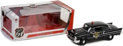 Greenlight HWY-18028 Highway 61 1957 Chevy 150 Sedan  Ohio State Highway Patrol - Image 1 of 2