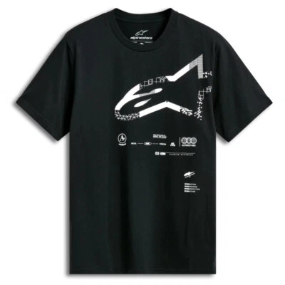 ALPINESTARS GEOGRAFICA CSF TEE T SHIRT BLACK MENS MX TOP NEW ASTARS BMX CHEAP