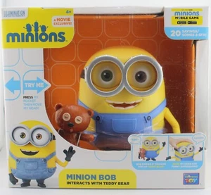 Despicable Me Minion Bob w/Teddy Bear Interactive Talking Action Figures - Picture 1 of 7