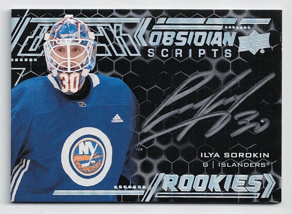 2020-21 UD Black Rookies Obsidian Script Autograph Pick From List !! - Image 1 of 1