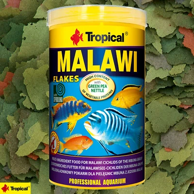 Tropical Malawi Flakes 1000ml Flocken Pflanzenfresser Mbuna 1L