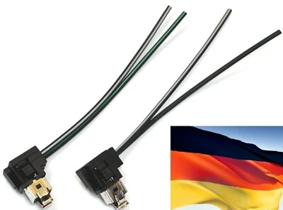 Flosser Wire Harness 14442 Pigtail Female H1 Head Light Bulb Adapter High Beam - Image 1 of 4