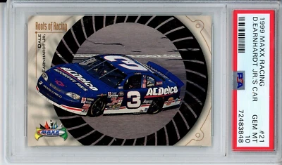 1999 Maxx Racing Dale Earnhardt Jr  Jr's Car #21 PSA 10 Pop 1 - Image 1 of 3