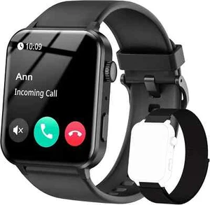 Blackivew Smart Watch for Men Women - 1.85''HD Screen with Make and Answer Calls - Picture 1 of 8