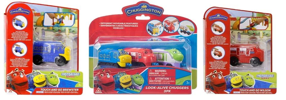 NUOVISSIMO SET TRENO MOTORIZZATO CHUGGINGTON TOUCH AND GO GIOCATTOLI PER BAMBINI GIOCHI