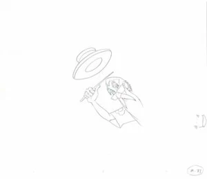 Merlin Magician Sword in the Stone Disney Animation Cel Drawing 2000s Disney 41 - Picture 1 of 1