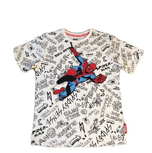 NWT.Marvel Spider-Man. Boys Short Sleeve Graphic.White.Retro Chaos.T-Shirt.XXL - Picture 1 of 5