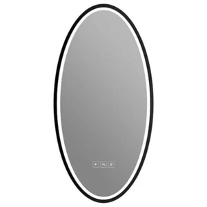 BWE 18 in W 35in H Oval Frameless Anti-Fog LED Light Wall Bathroom Vanity Mirror - Picture 1 of 3