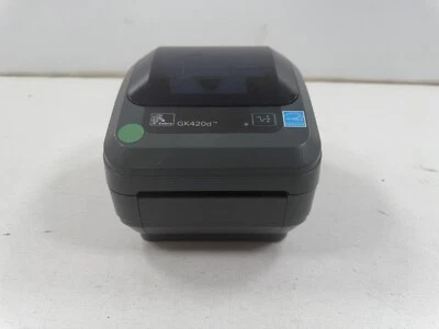 Zebra GK420D Direct Thermal Label Printer GK42-202210-000 W/ adapter tested - Image 1 of 4
