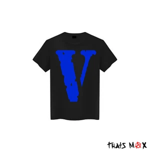 T-Shirt blau VLONE Logo - Bild 1 von 4