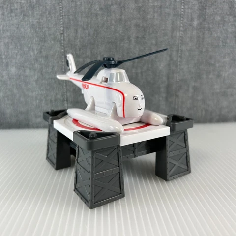 Thomas and Friends Harold White Helicopter Landing Pad Vehicle  Mattel Gullane Cover