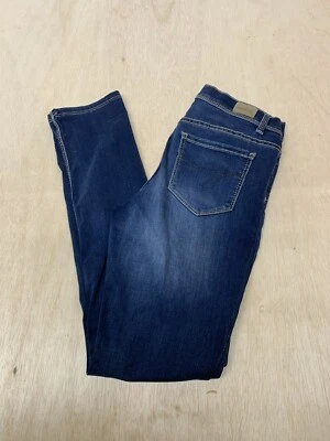 Jeans Jordache Junior 18 Slim aprox 28x31 ajustados ajustados azul lavado oscuro denim Foto 1 de 4