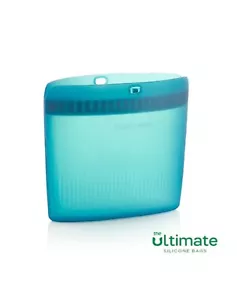 Tupperware Ultimate Silicone Bag Medium X 3 Fridge Freezer Oven Microwave New - Picture 1 of 2