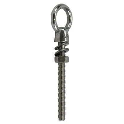 2 X M8 x 80mm 316G S/S Eye Bolts - Collared - image 1 of 2