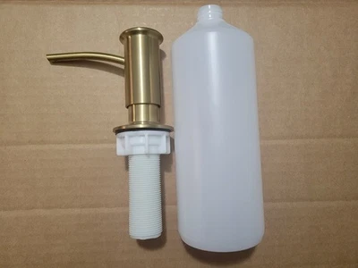 Dispensador de jabón de diseño contemporáneo Kohler 1895-C-2 MB, latón moderno vibrante Foto 1 de 2