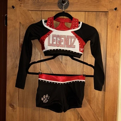 Niña Juvenil MEDIANO Auténtico Uniforme de Porristas, Halloween, Alta Calidad   Foto 1 de 2