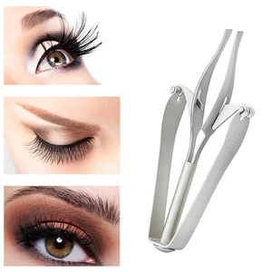 Automatic Stainless Steel Tweezers – Silver Hair Plucking Tool for Facial Hairs - Picture 1 of 6