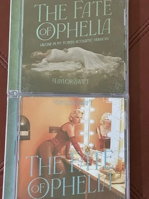 TAYLOR SWIFT THE LIFE OF A SHOWGIRL: THE FATE OF OPHELIA 2CD SINGLE LOT 4TRX NEW - Image 1 of 4