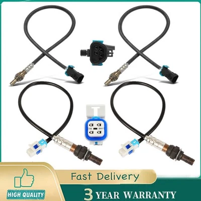 Conjunto de 4 sensores de oxigênio para 2005-2007 Chevrolet Corvette 6.0L 2006-2010 7.0L V8 - Imagem 1 de 4