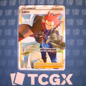 Pokemon - Lance (Full Art) - 192/195 - SWSH12: Silver Tempest - Holo NM - Picture 1 of 1