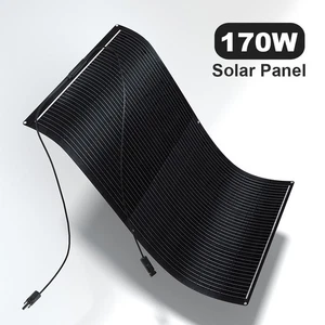 170W Solarpanel Flexibles Solarmodul Mono 12V 18V Balkonkraftwerk Wohnmobil Boot - Bild 1 von 11