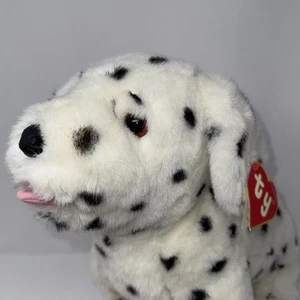 Hyper Rare 1991 Ty Beanie Babies Plush Dalmatian Large Sparky 9002 Stuffed - Picture 1 of 15