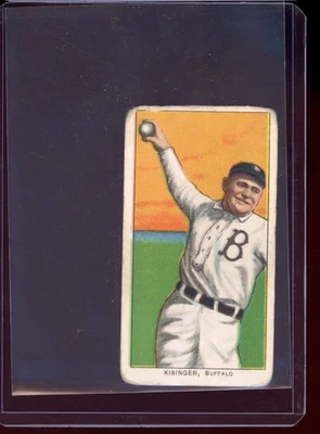 1909-11 1910 T206 Sweet Caporal 350 Rube Kisinger Buffalo Braves  - Imagem 1 de 2