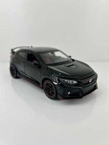Honda Civic Type R 1:32 Scale Diecast Model Car Black Brand New JDM - Picture 1 of 12