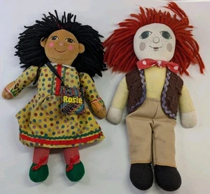Vintage Rosie & Jim Stoffpuppen 10 Zoll 1999 Stoffpuppe Productions Stofftiere - Bild 1 von 24