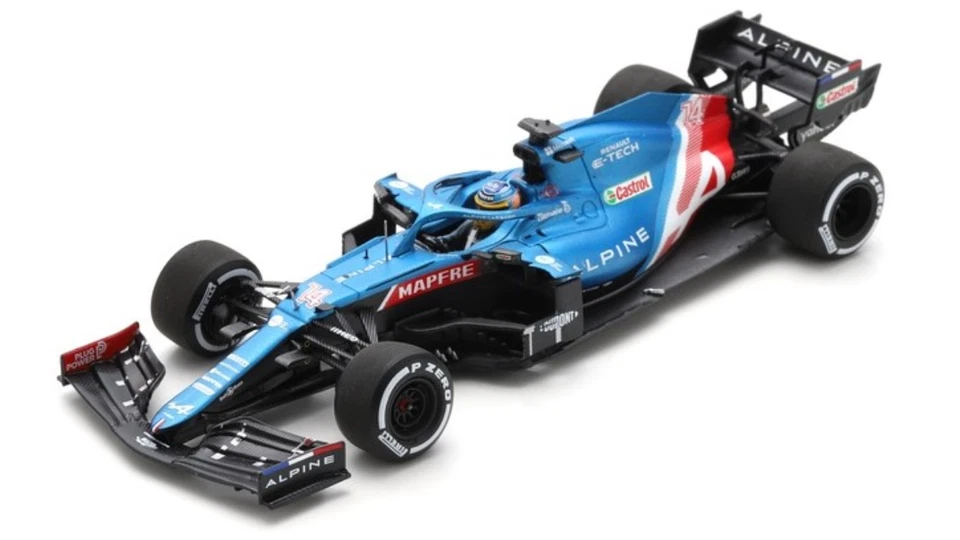 ALPINE A521 #14 3RD QATAR GP 2021 F.ALONSO 1 43 S7851 SPARK