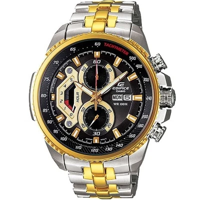 Casio Edifice EF-558SG-1AV Reloj Cronógrafo Hombre 1/20 Segundo 100M Resistente al Agua Foto 1 de 4