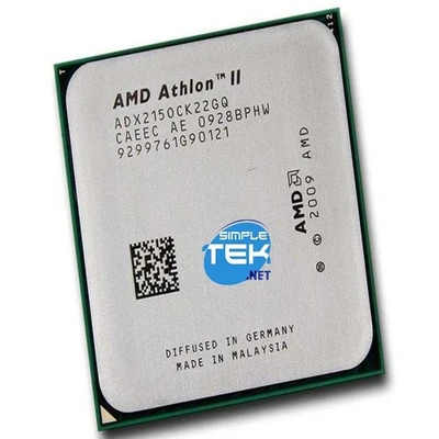 PROCESSORE AMD ATHLON 2 X2 215 ADX2150CK22GQ AM2+ AM3 CPU 2,7GHZ DUAL CORE - Immagine 1 di 3