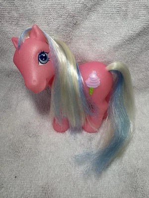 My Little Pony Algodón Caramelo 2002 Rosa Brillo MLP Blanco Azul De Colección. Corte de pelo. Foto 1 de 4