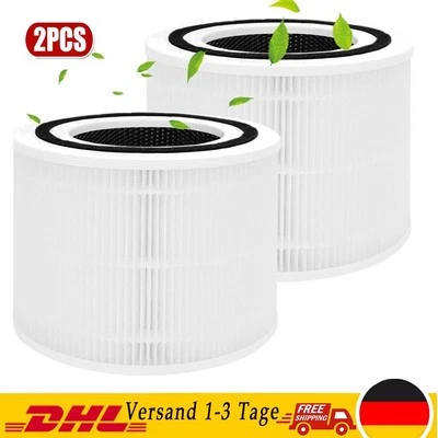 MARKENLOS 2er H13 HEPA Aktivkohlefilter für LEVOIT Core 300S Luftreiniger Filter, Core 300