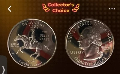 1999-S Delaware State Quarter Cameo 25C - Image 1 of 4