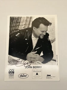 Autographed John Berry Photo • Country Singer & Songwriter - Picture 1 of 4