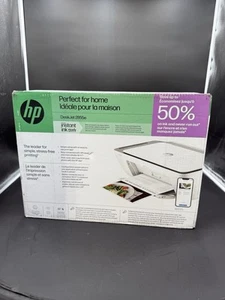 HP DeskJet 2855e Wireless All-In-One Color Printer, Scanner, Copier - White - Picture 1 of 5