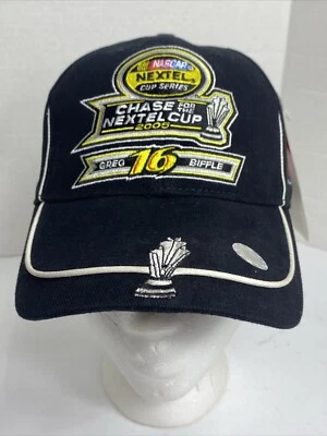 NASCAR Cap Hat Nextel Cup Series Chase For The Nextel Cup 2005 #16 Greg Biffle - Image 1 of 4