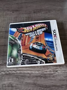 Nintendo 3ds Hot Wheels Worlds Best Driver Misprint Rare - Picture 1 of 4