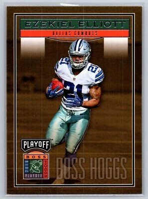 2016 Panini Playoff #BH-EE Ezekiel Elliott Boss Hoggs Excellent - Image 1 of 2