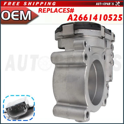 Cuerpo del acelerador para Mercedes-Benz C250 1,8 L 2012 2013 2014 2015 A2661410525 Foto 1 de 4